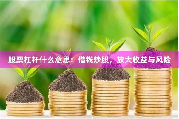 股票杠杆什么意思：借钱炒股，放大收益与风险